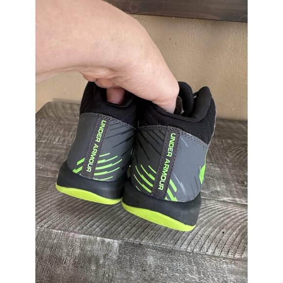 Under Armour Kids Jet Basketball Shoes Hyper Green Size 6 Youth - Picture 4 of 5
